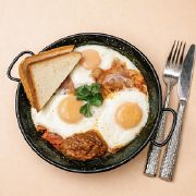 Шакшука з беконом