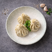 Хінкалі варені з міксу свинини та телятини