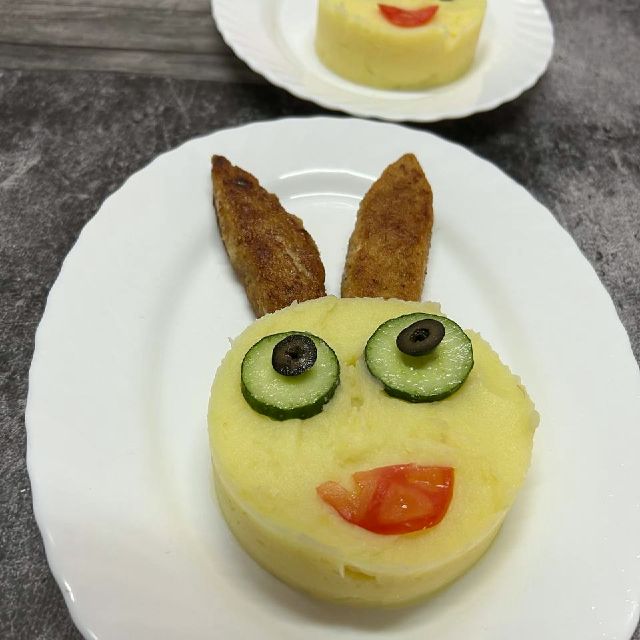 Картопляне пюре Зайчик