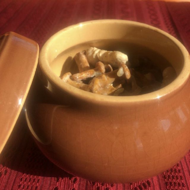 Ніжна курочка з лисичками