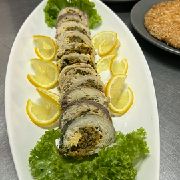 Фарширована скумбрія (рулетики)
